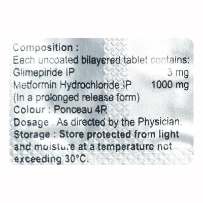 Isryl M3 Forte Tablet 10'S - Diabetes-Ant