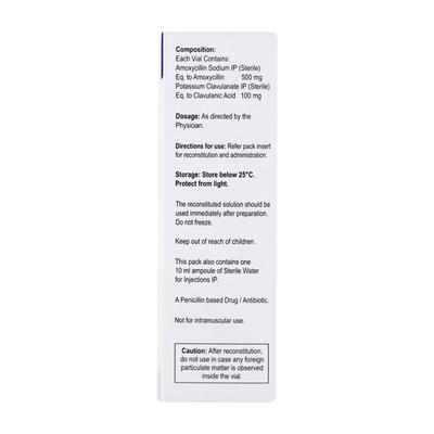 Mega CV 600mg Injection 1'S - Bacterial Infections-Pen