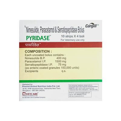 PYRIDASE (VET) Bolu 4's - Veterinary-Pharma