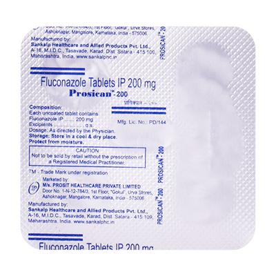 PROSICAN 200 Tablet 2's - Fungal Infections-Anf