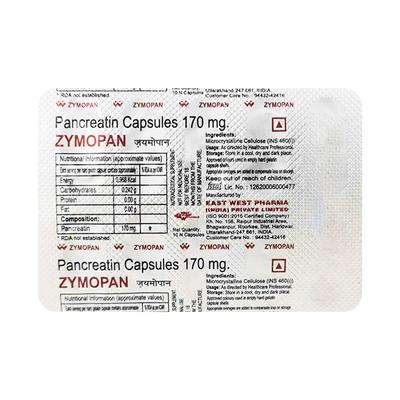 Zymopan Capsule 10'S - Digestion-Dig