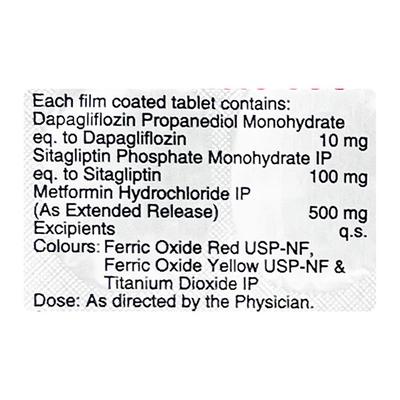 DAPAVEL TRIO 500 Tablet 10's - Diabetes-Ant