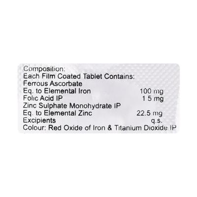 FCF Z Tablet 10's - Iron Supplement/Anaemia-Vma