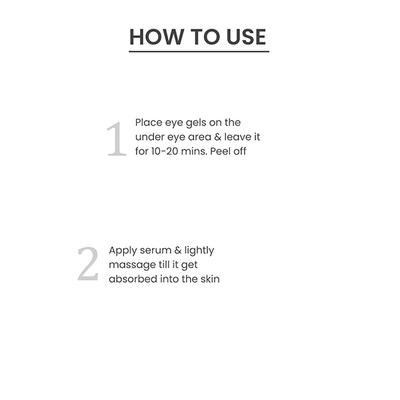 O3+ Hydro Peptide Eye Gel Mask 10 gm - Eye Masks