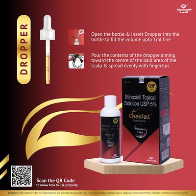 Chekfall 5% Solution 60ml - Hair Loss-Oth