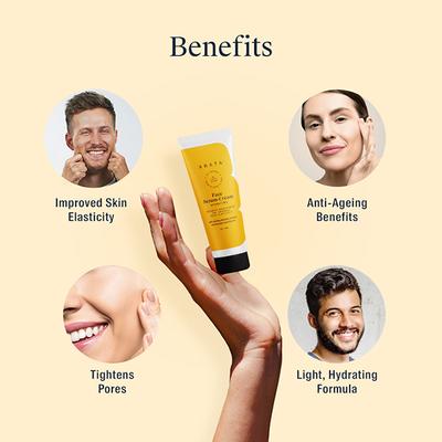 Arata Natural Hydrating Face Serum-Cream With Evening Primrose, Rosehip & Lavender Oil 50 ml - Face Serum