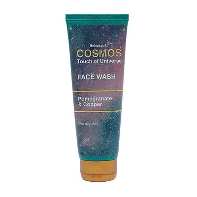 Cosmos by Bewakoof Oil-Free Face Wash Powered By Pomegranate & Copper 100 ml - Scrubs & Exfoliants