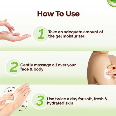 Mamaearth Aloe Refresh Hydrating Light Gel Moisturizer with Aloe Vera & HA 200 gm - Face Moisturizers