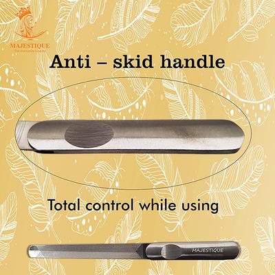 Majestique Nail File Pinhole Design Stainless Steel Removes Dead Skin Nail Files 1's - Manicure & Pedicure Kits