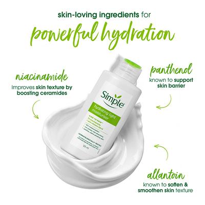 Simple Kind To Skin Hydrating Light Moisturiser 125 ml - Face Moisturizers