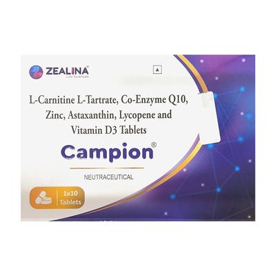 CAMPION NUTRACEUTICAL (NON VEG) Tablet 10's - Supplements-Vam