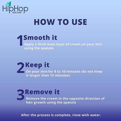Hiphop Skincare Hair Removal Cream Men 100 gm - Shaving & Hair Removal