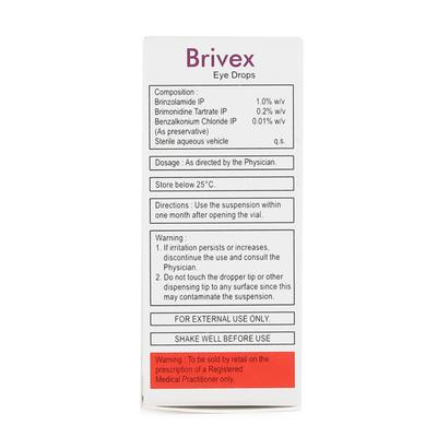 Brivex Eye Drops 5ml - Glaucoma-Ant