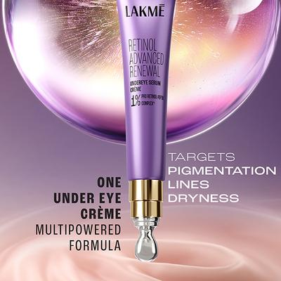 Lakme Retinol Advanced Renewal Under Eye Serum Creme 15 gm - Under Eye Creams & Serums