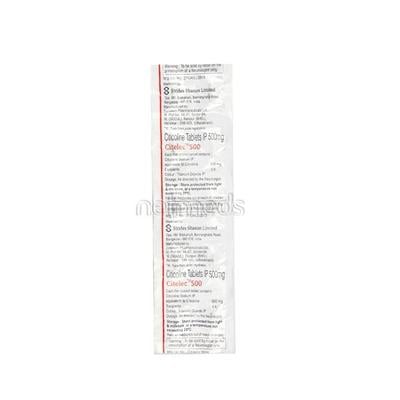 Citelec 500mg Tablet 10'S - Alzheimer-Neu