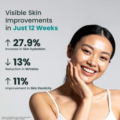 Neuherbs Skin Glow Collagen Powder 200 gm - Hair & Skin