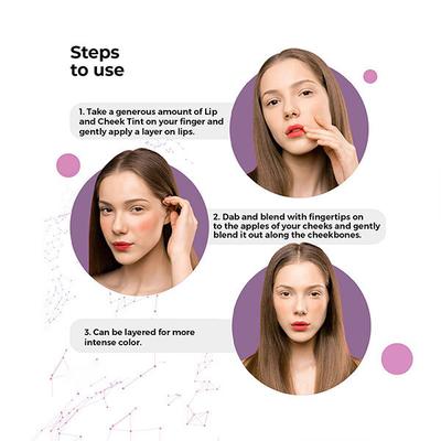 Cosmos by Bewakoof Lip & Cheek Tint with Deep Red Mineral 10 gm - Lip Stains & Tints