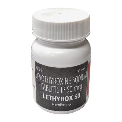 LETHYROX 50 Tablet 120's - Hypothyroidism