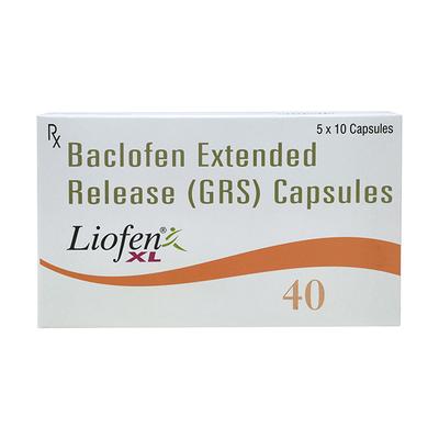 Liofen XL 40mg Capsule 10'S - Muscle Cramps/Spasticity-Mus