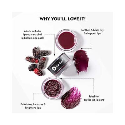 Sugar Cosmetics Tipsy Lips Scrub + Balm Duo - 05 Irish Coffee (Sweet And Boozy) 10 gm - Lip Balms