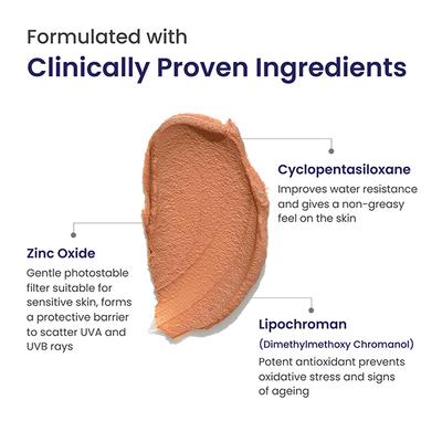 Reequil Sheer Zinc Tinted Mineral Sunscreen Spf 50 Pa+++ 50 gm - Face Sunscreen