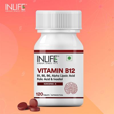 Inlife Vitamin B12 Nurospan-B Tablets 120's - Multi-Vitamins