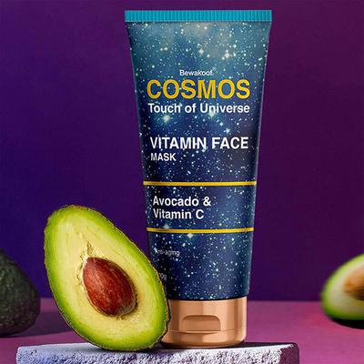 Cosmos by Bewakoof Hydrating Face Mask with Avocado, Vitamin C AND Face Wash with Green Tea, Copper Combo 200 ml - Face Packs