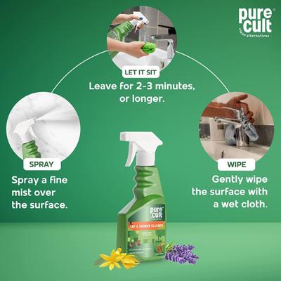 PureCult Tap and Shower Cleaner - Ylang Ylang & Lavender 500 ml - Others