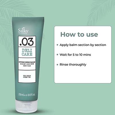 Silky Technobasics .03 Deli Care Hydro Herb Balm 250 ml - Hair Creams