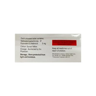 NEBIPURE 5 Tablet 10's - Hypertension-Bet