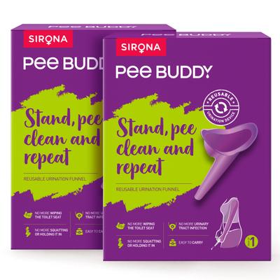 Peebuddy Ladies Stand and Pee Reusable Urination Funnel (Pack of 2's) - Intimate Care
