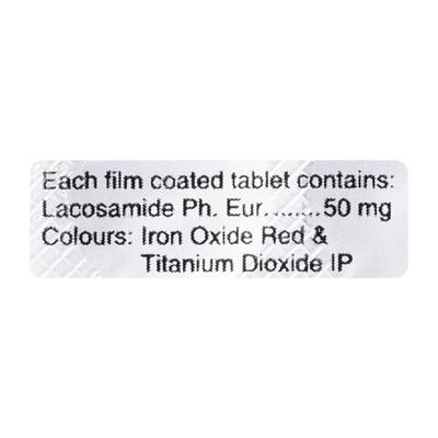 Lacotide 50mg Tablet 10'S - Epilepsy/Convulsion-Ant