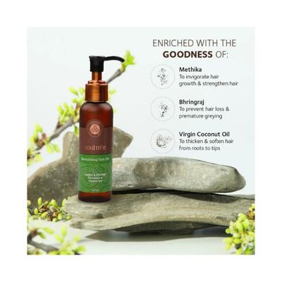 SoulTree Revitalizing Hair Oil with Aamla & Brahmi 120 ml - Hair Oils