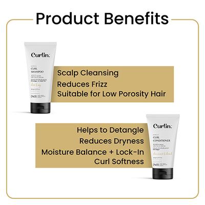 Curlin Shampoo & Conditioner Duo Pack 2's - Dry Shampoos & Conditioners