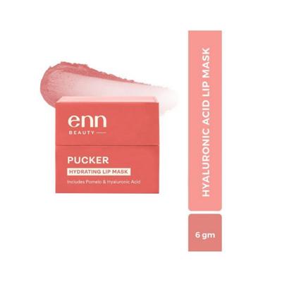 ENN Pucker Hydrating Lip Mask With Hyaluronic Acid Pomelo 6 gm - Others