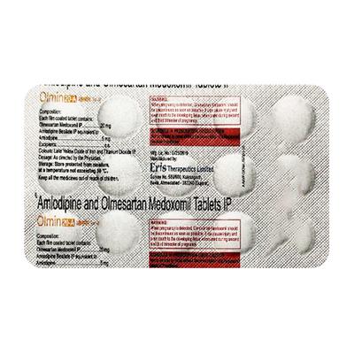 OLMIN 20 A Tablet 15's - Hypertension-Ang