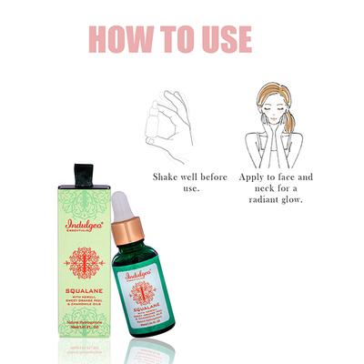 Indulgeo Essentials Squalane with Neroli, Sweet Orange Peel & Chamomile Oils Natural Hydroquinone 30ml - Face Oils