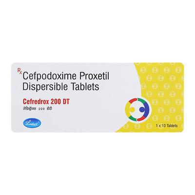 CEFREDROX 200 DT Tablet 10's - Bacterial Infections-Cep