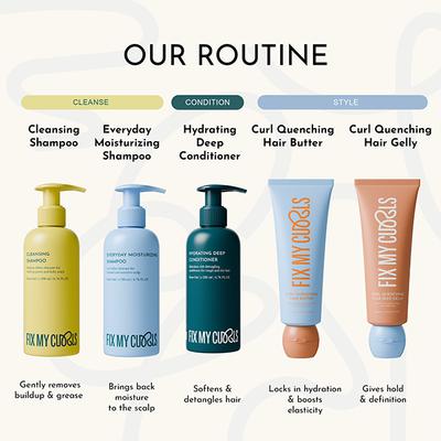 Fix My Curls Complete Curl Care Travel Kit, 100ml 5's - Hair Sets & Kits