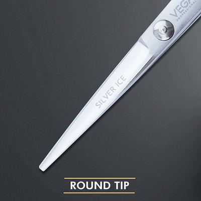 Vega Professional Silver Ice 5.5' Silver Line Hairdressing Scissor (VPVSC-26) 1's - Grooming Kits