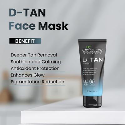 OxyGlow Herbals D-TAN Mask 50 g - Masks & Peels