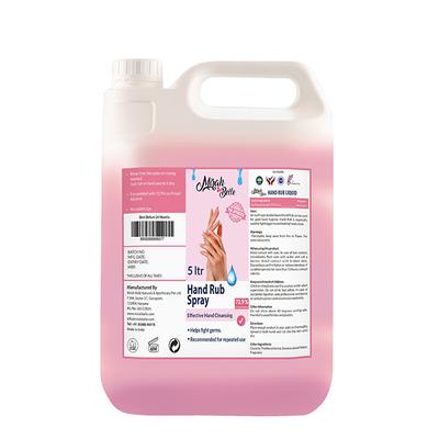 Mirah Belle - Hand Rub Sanitizer Liquid - Can - FDA Approved (72.9% Alcohol) 5000 ml - Hand Sanitizer