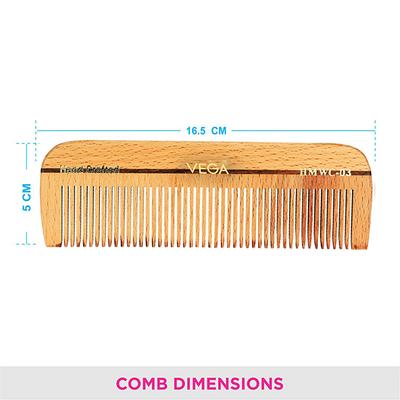 Vega Wooden Comb (HMWC - 03) 1's - Hair Combs