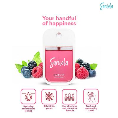 Saniola Hand Sani Wild Berries 38 ml - Hand Sanitizer