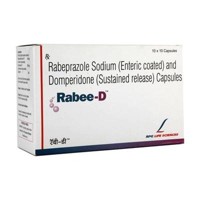 Rabee D Capsule 10'S - Ulcer/Reflux/Flatulence-Aaa