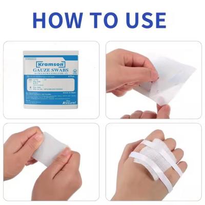 Wellness Kramson Gauze Swab (10 Cm x 10 Cm x 12 Ply) 4's - Bandages & Dressings