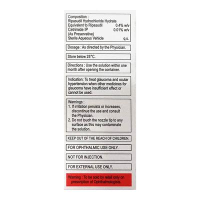 RIPATEC BAK FREE Eye Drops 5ml - Glaucoma-Ant