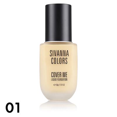 Sivanna Colors Cover Me Liquid Foundation - HF6016 01 50 gm - Foundation