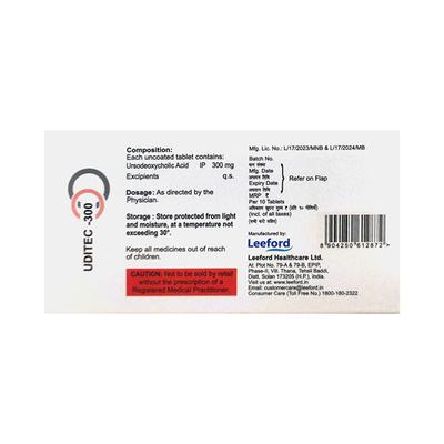 UDITEC 300 Tablet 10's - Liver Disease