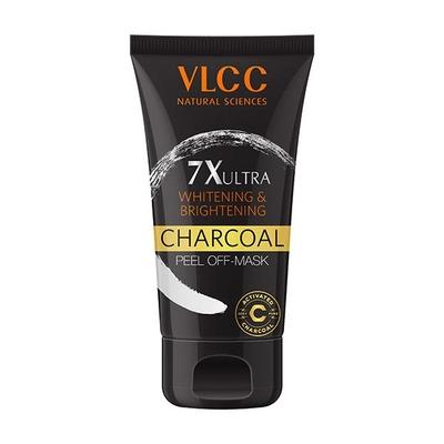VLCC 7X Ultra Whitening and Brightening Charcoal Peel Off Mask 100 gm - Masks & Peels